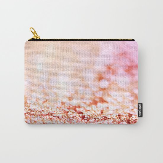 Pink shiny glitter - Sparkle Girly Valentine Backdrop on #Society6 Carry-All Pouch