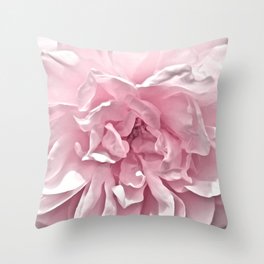 Pink Blush Rose 2 Throw Pillow