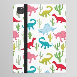 Dinosaurs and Cacti iPad Folio Case