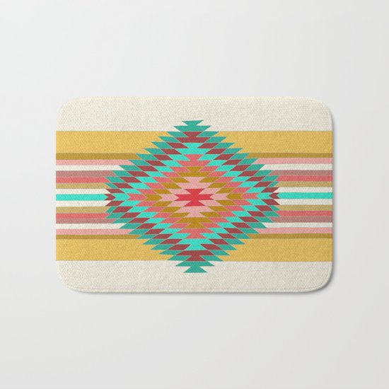 FIESTA (teal) Bath Mat