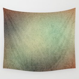 Swirly Vibes Nature Colors Wall Tapestry