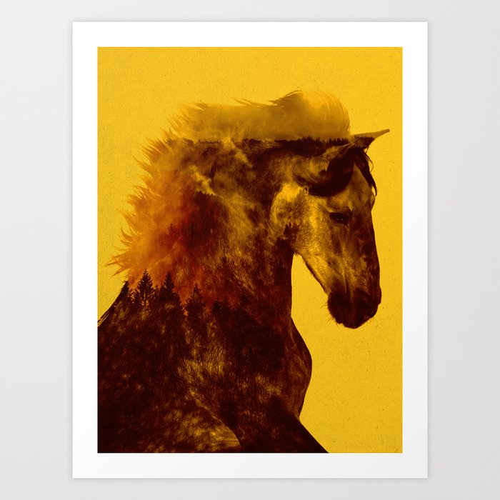 Discover the motif PROUD STALLION by Andreas Lie as a print at TOPPOSTER