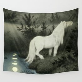 “Water Sprite” by Theodor Kittelsen Wall Tapestry