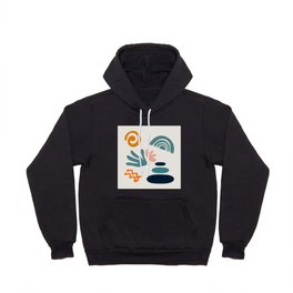 Nordic Shapes Abstract Hoody