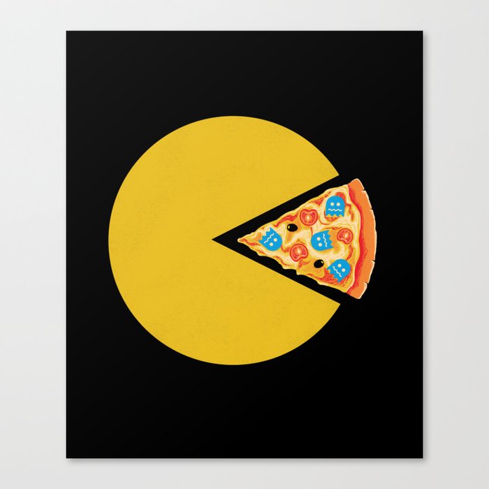 Pizza-Man Canvas Print
