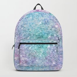 Luxury Holographic Sparkle Pattern Backpack
