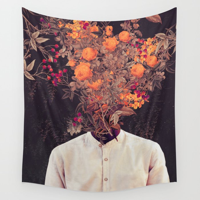 Bloom Wall Tapestry by Frank Moth Society6