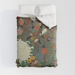 flower【Japanese painting】 Comforter