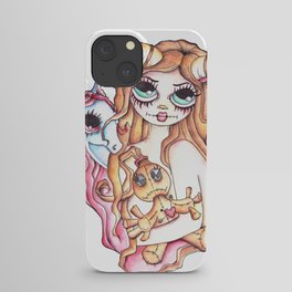 Pins In My Heart - Voodoo Gothic Girl iPhone Case