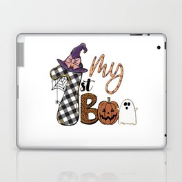 My first Halloween 2022 cute ghost Laptop Skin