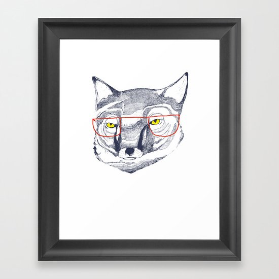 Mr Fox Framed Art Print