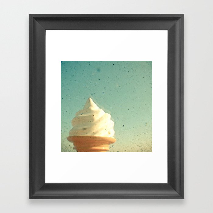 Ice Cream Framed Art Print