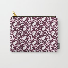 Abstract burgundy white vector floral leaves pattern Carry-All Pouch | Burgundy, Vectorfloral, Abstractfloral, Abstractpattern, Painting, Modern, Floral, Abstractflowers, Floralpattern, Flowers 