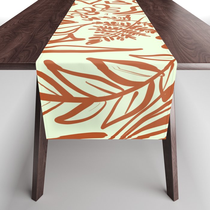 Contemporary Jungle Pattern Table Runner