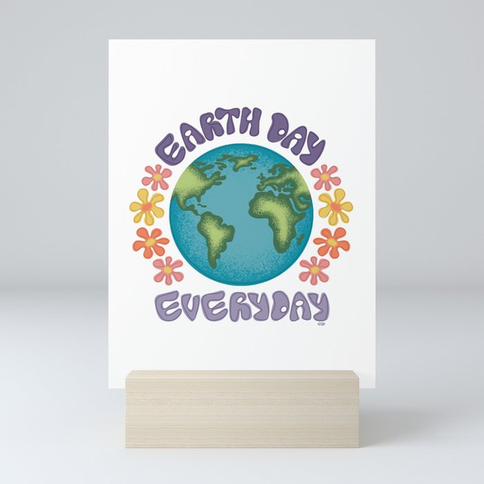 earth day Mini Art Print