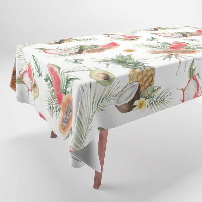 Tropical Fruit Pattern Tablecloth