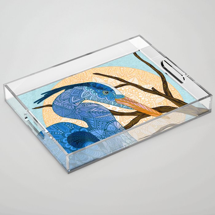 Egret Sun Acrylic Tray