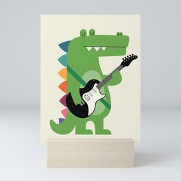 Croco Rock Mini Art Print