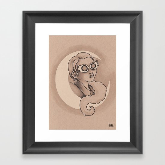 Lovely Luna Framed Art Print