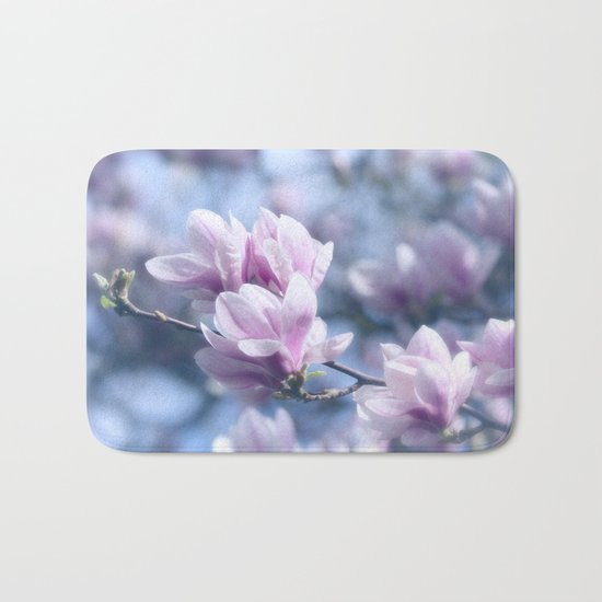 Magnolia beauty, patterns of nature Bath Mat