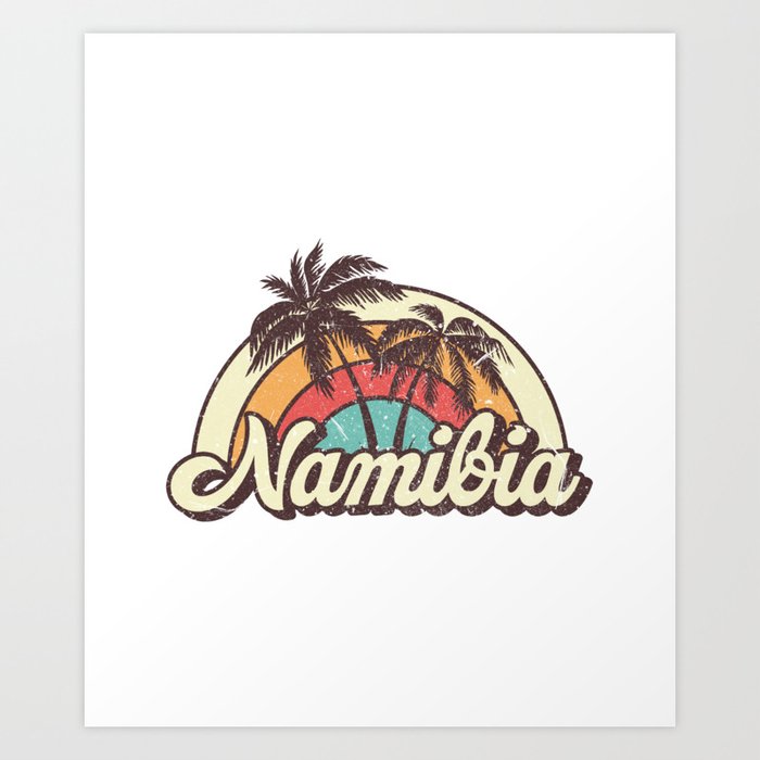 Namibia beach trip Art Print