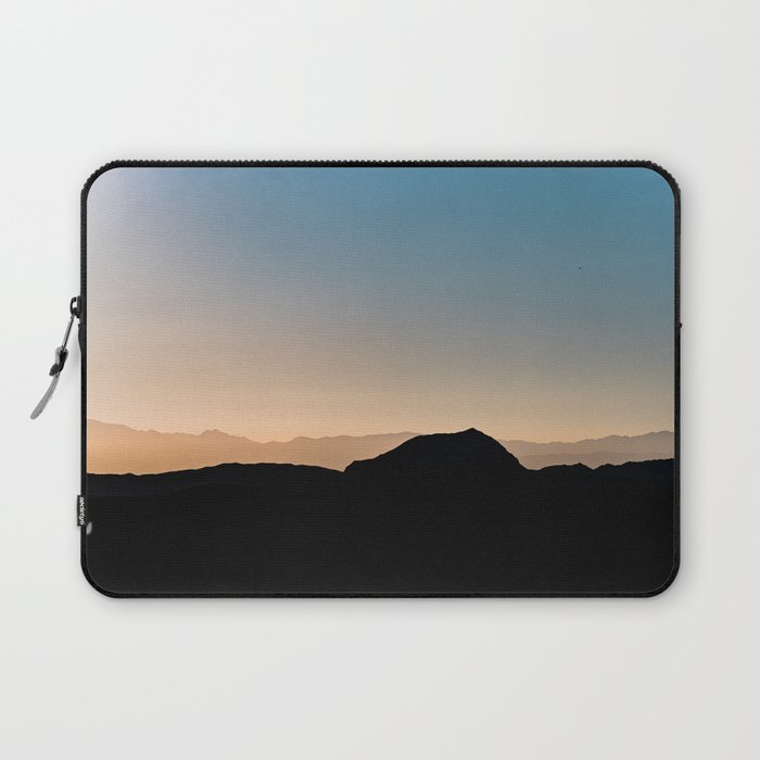 Sunset over Desert Mountains Laptop Sleeve