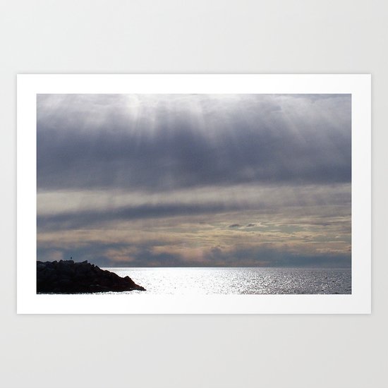 Raining Sunlight Art Print