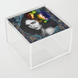 Flower Ladies Collection oi1 -67 LGTB Contemporary Eclectic Modern Victorian Digital Artwork Acrylic Box