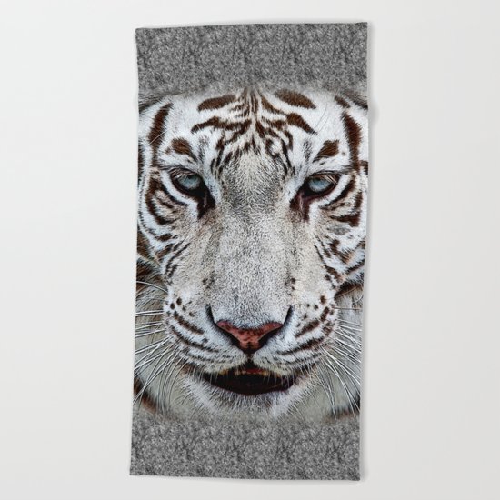 BLUE-EYED BOY Beach Towel
