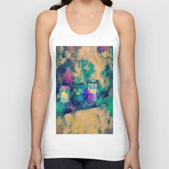 owl-258 Unisex Tank Top