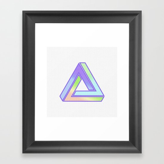 Time is an Illusion Framed Art Print