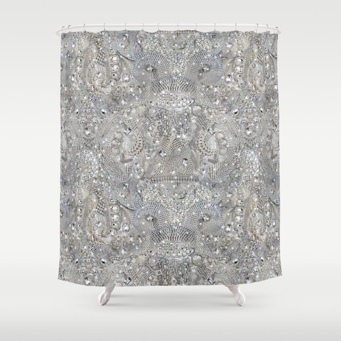 Bling shower on sale curtain