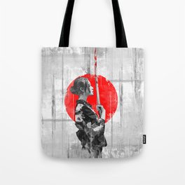 Samurai Girl Tote Bag