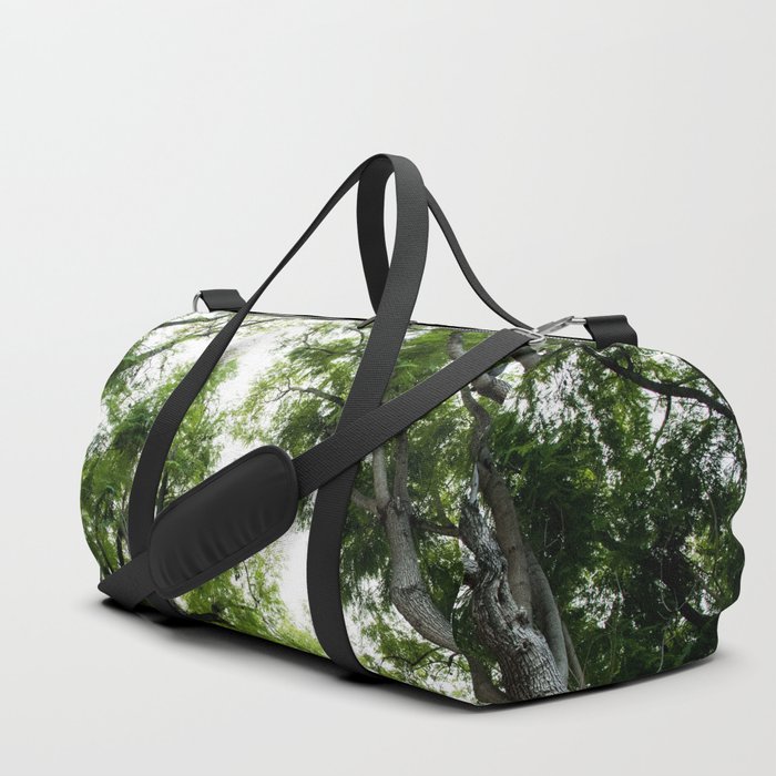Green Trees Dream #1 #wall #art #society6 Duffle Bag