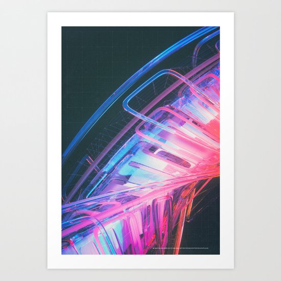 GLASS LADDER (09.24.15) Art Print