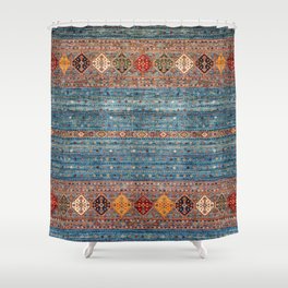 Traditional Vintage Moroccan Carpet Shower Curtain