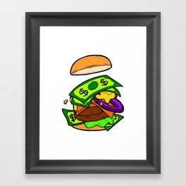 money Framed Art Print