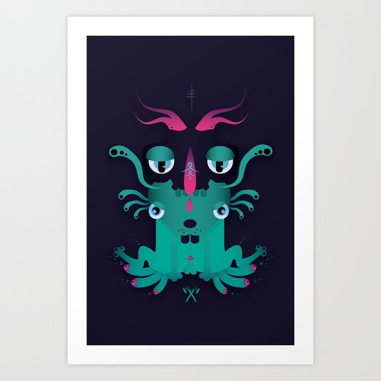 CREATURE N0#7 Art Print