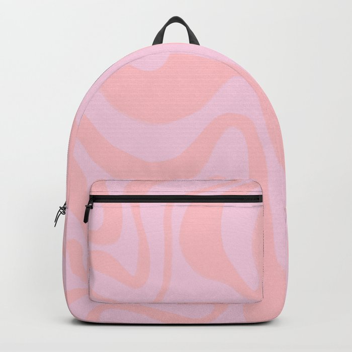 Pink on Pink Liquid Swirl Backpack