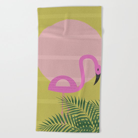 Flamingo Beach Towel