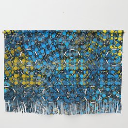 Pattern Breaker Tiles Collection: 5-9-01 Blue & Yellow Color Wall Hanging