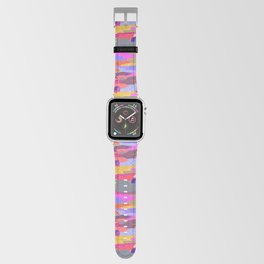 Modern Colorful Pink Landscape Artsy whimsical Apple Watch Band