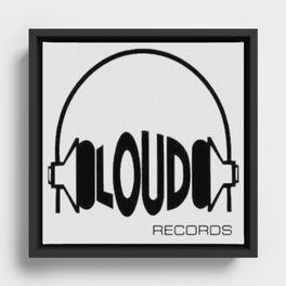 Loud records Framed Canvas