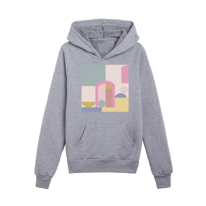 Pink blue and yellow hoodie best sale