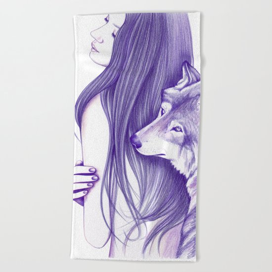 Mirrors Beach Towel