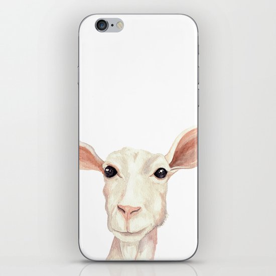 Watercolor Billy Goat iPhone & iPod Skin