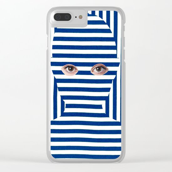 Holding that pain bound tight Clear iPhone Case