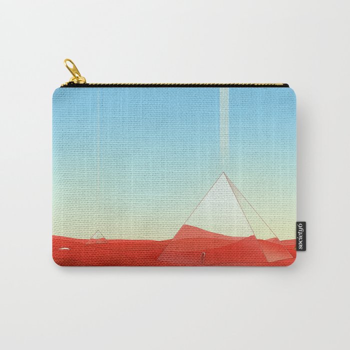 Mirror Pyramids Carry-All Pouch