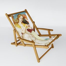 “Eos Angel of the Dawn” by Evelyn De Morgan Sling Chair