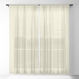 Ethereal Yellow Sheer Curtain